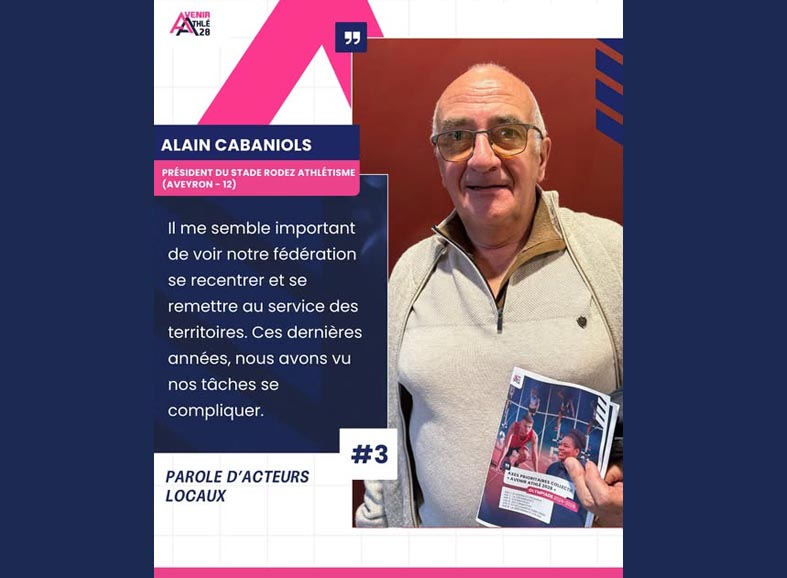 Interview de Alain Cabaniols, Président du Stade Rodez Athlétisme dans l’Aveyron (12)